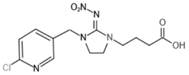 Imidacloprid hapten, complete antigen and synthesis and application of imidacloprid hapten and complete antigen