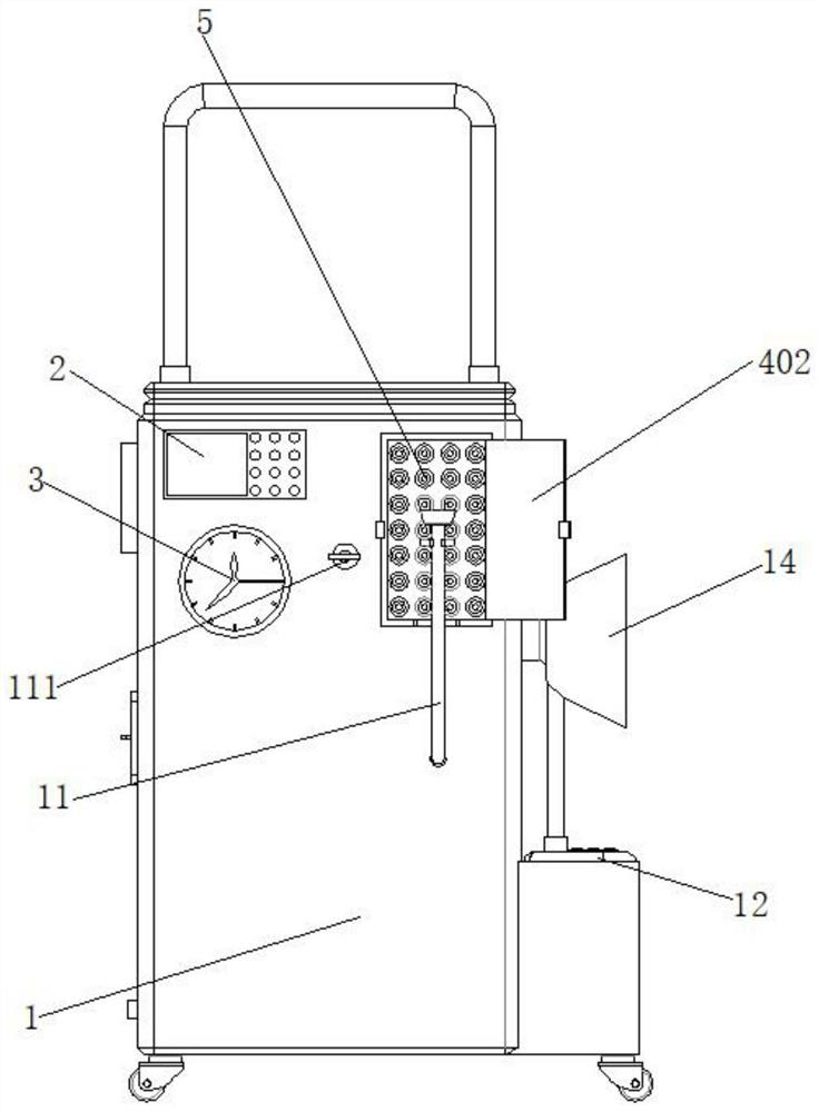 Anesthesia waste gas extraction and purification equipment for anesthesia room