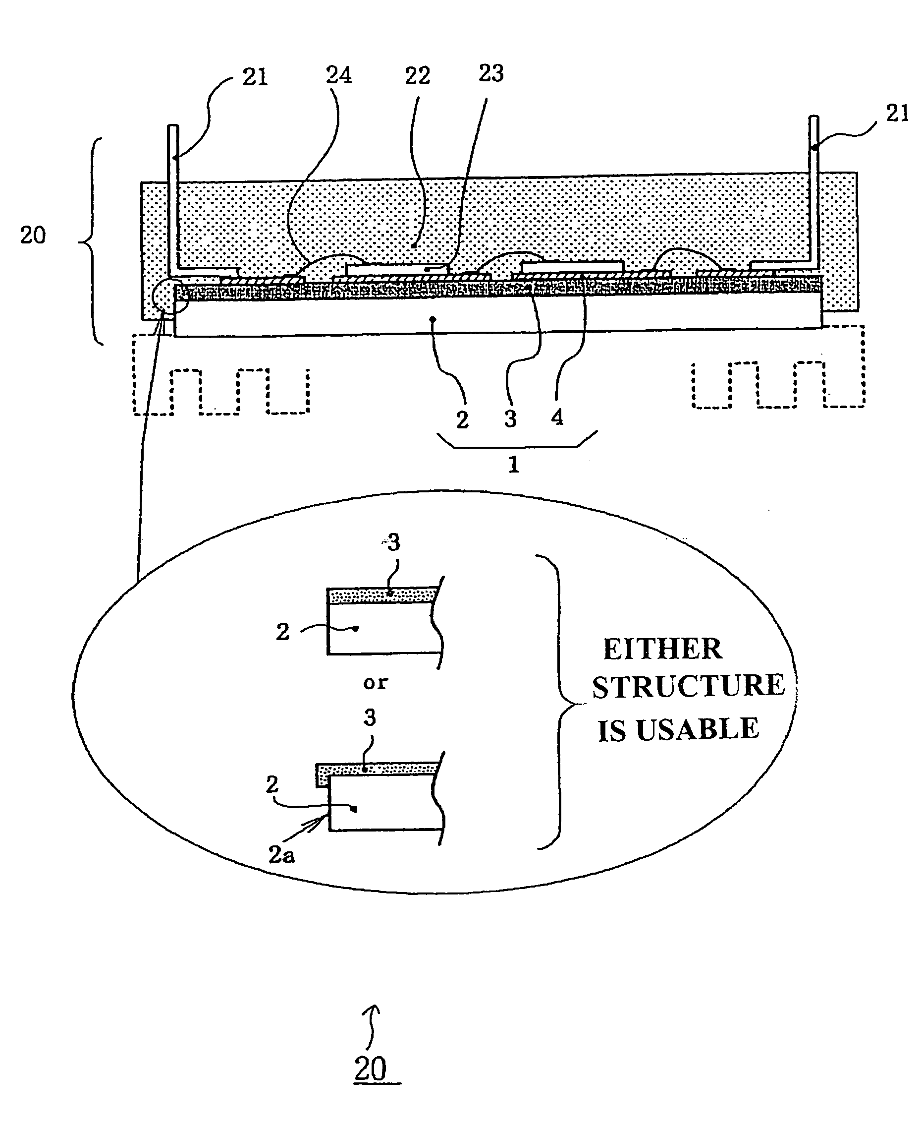 Insulating substrate and semiconductor device having a thermally sprayed circuit pattern