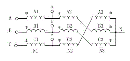 Zero-sequence filtering electricity-saving device