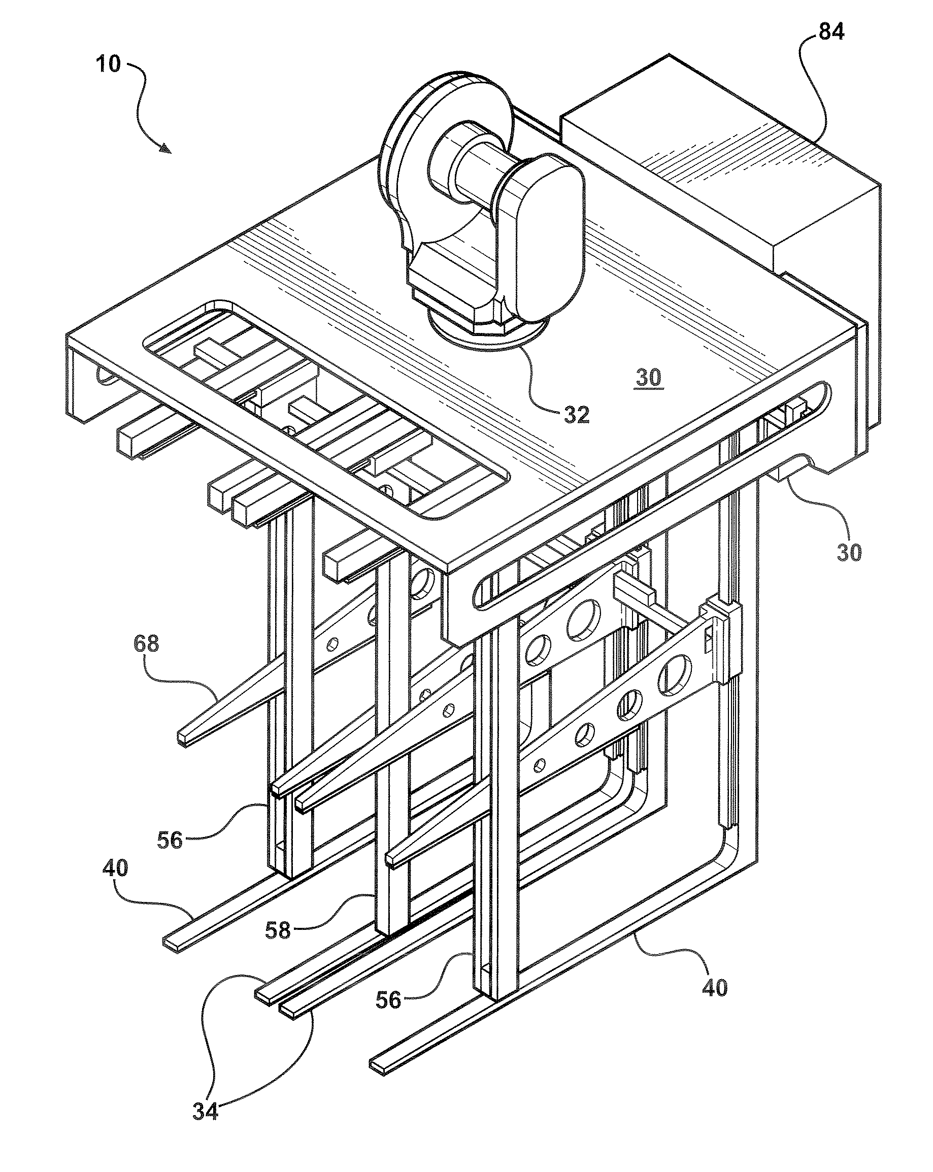 Mixed size product handling end of arm tool