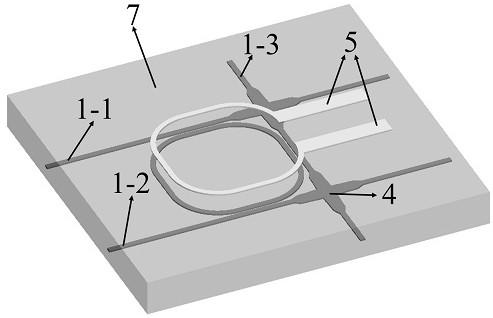 A racetrack microring 2×4 thermo-optic switch based on soi material