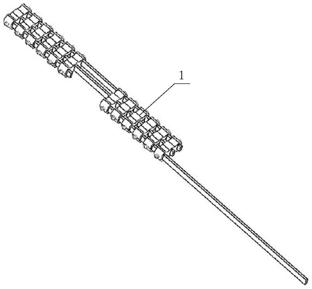 A Continuum Robot Driven by Leaf Springs