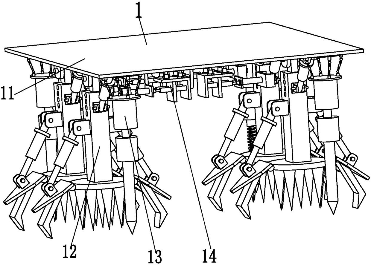 Full-automatic building device for hydraulic ecological retaining wall