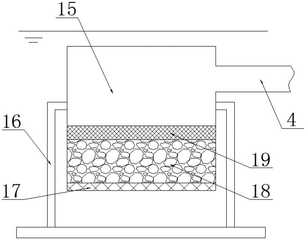 Clean water treatment device with taken water filtering device