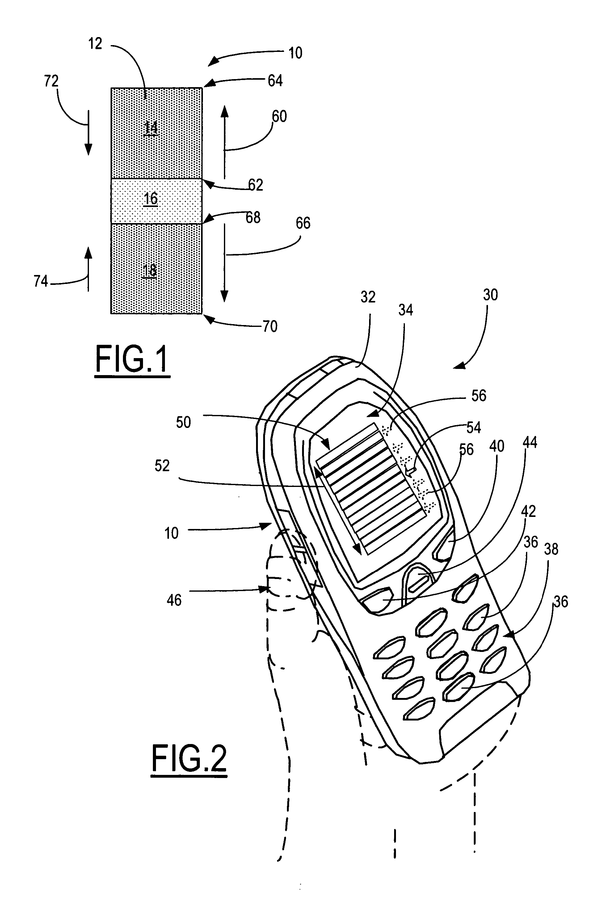 User input device for electronic device