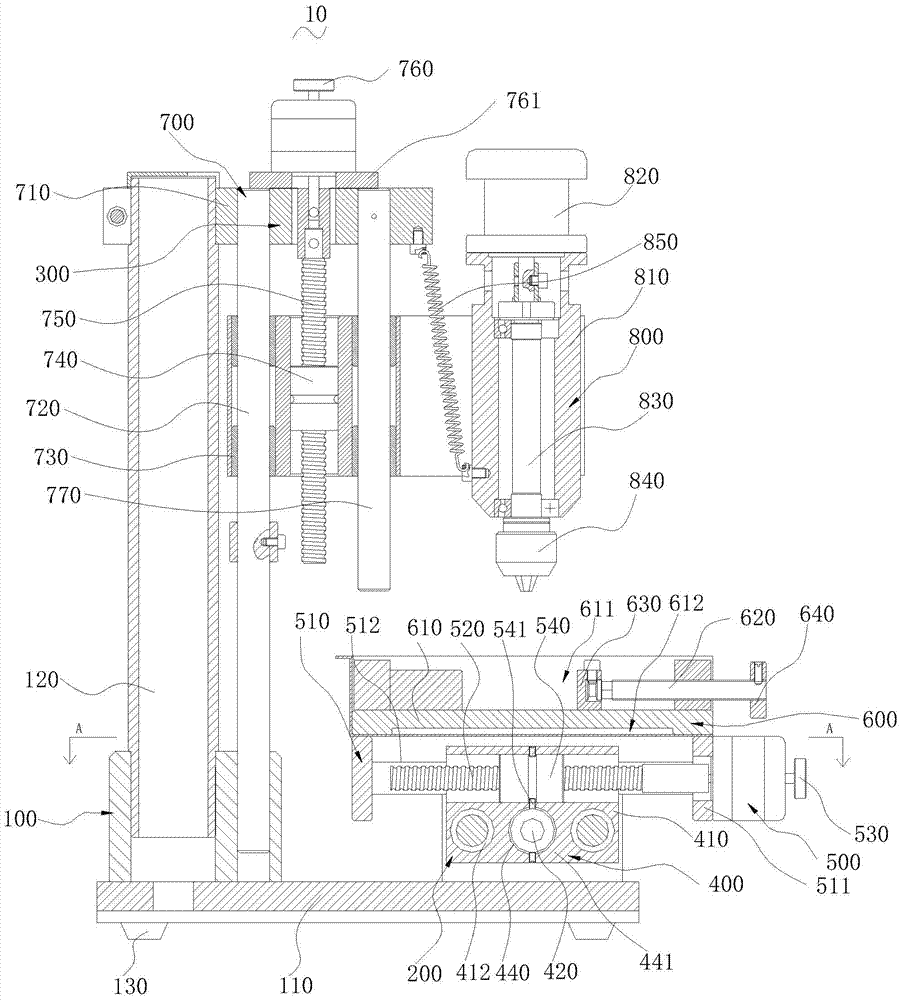 Stamping device and stamping machine