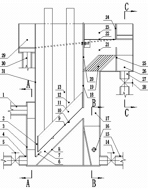 Gravity classification and immersive screen combined classifying method and device utilizing same