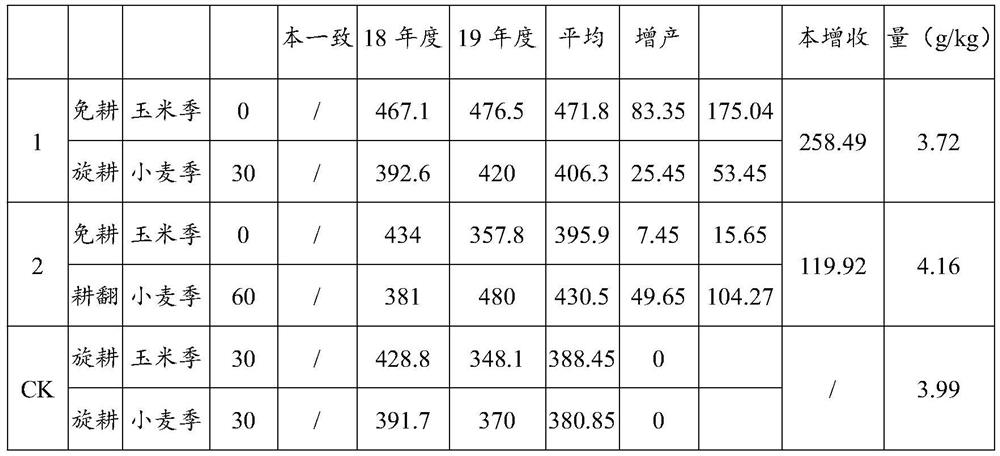 Method for improving soil productivity of wheat-corn crop rotation area of Yellow River old riverway
