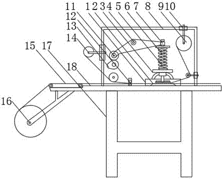 Single pendulous vertical type flat-pressing flat-die-cutting machine