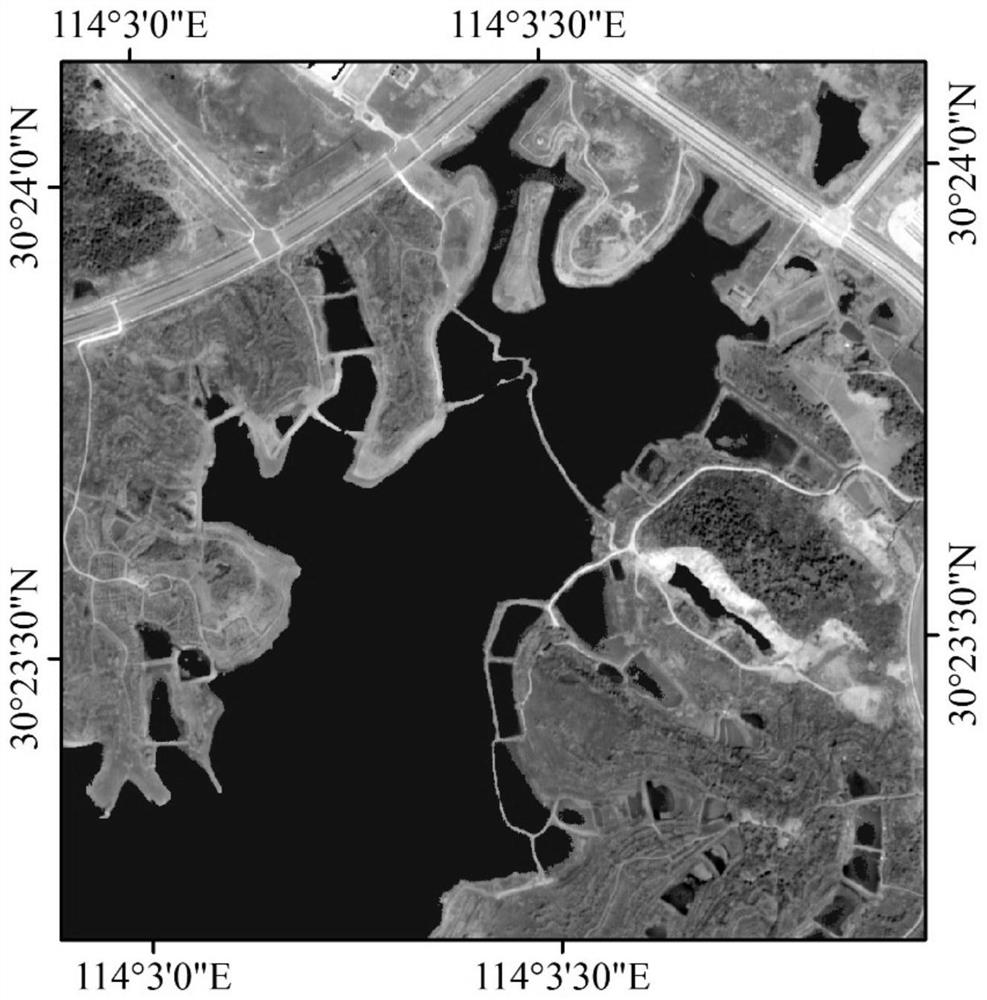 Intelligent drawing method for surface water body based on wide-view-field high-resolution No.6 satellite image