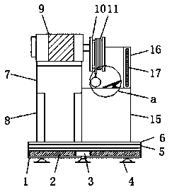 Impact-resistant detection device for building material processing