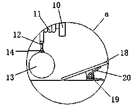 Impact-resistant detection device for building material processing