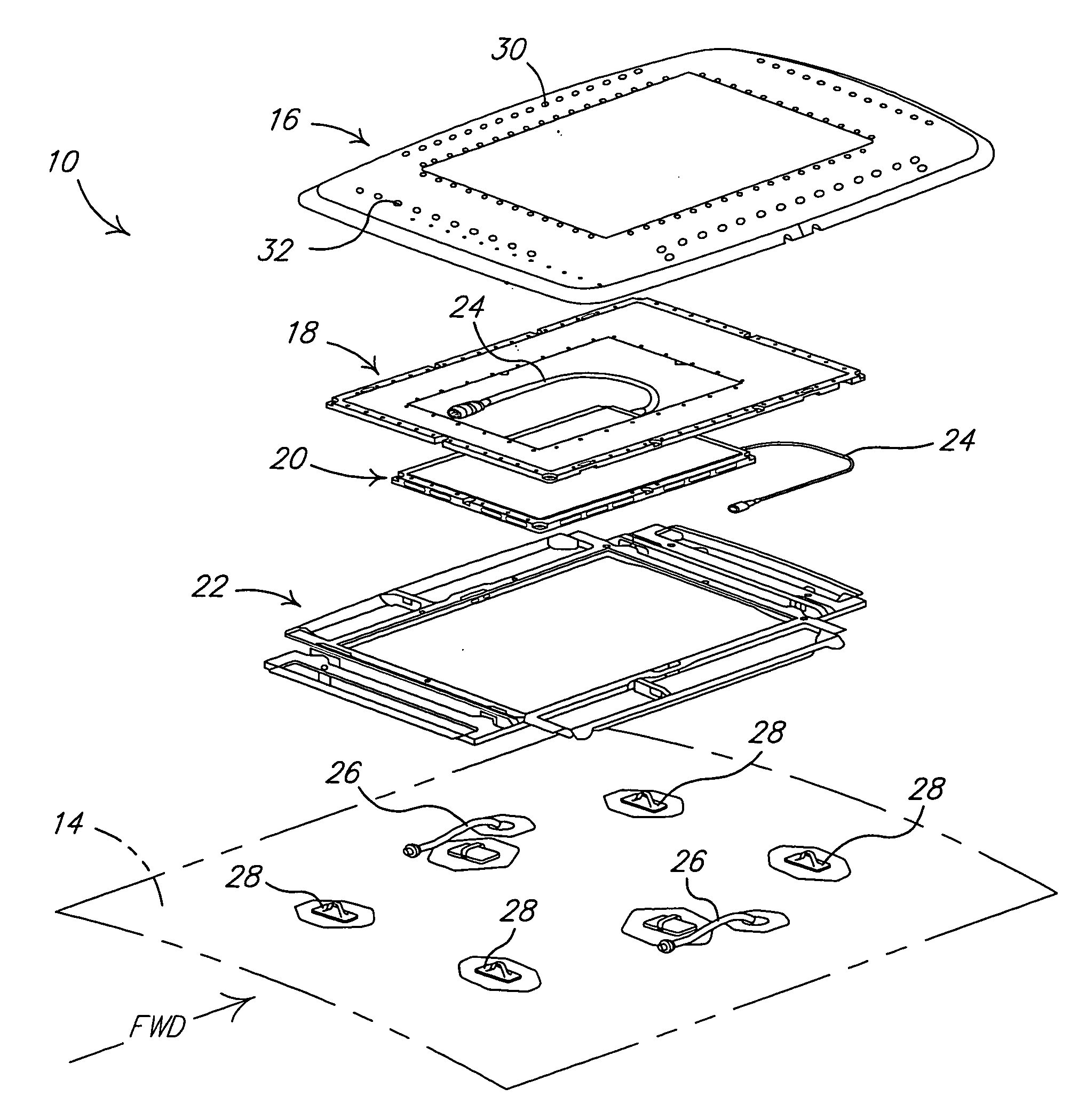 Phased array antenna choke plate method and apparatus