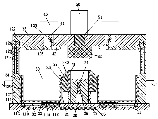 Improved type paper letter box device