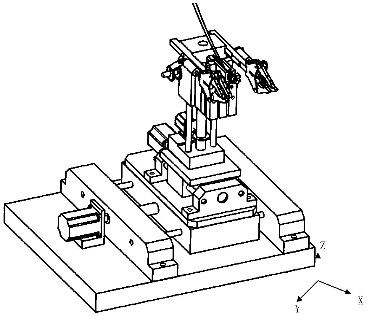 A plugging device for mesh optical fiber jumper interface