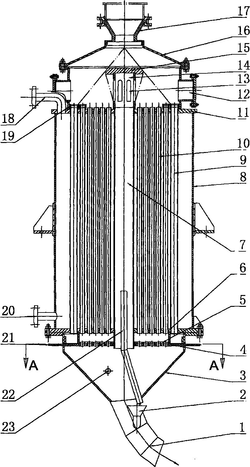 High-temperature slag economizer