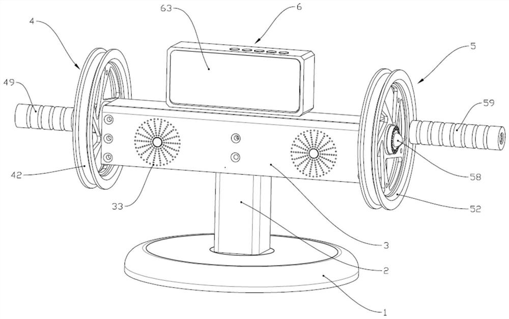 Coaxial left and right brain coordination training toy and manufacturing method thereof