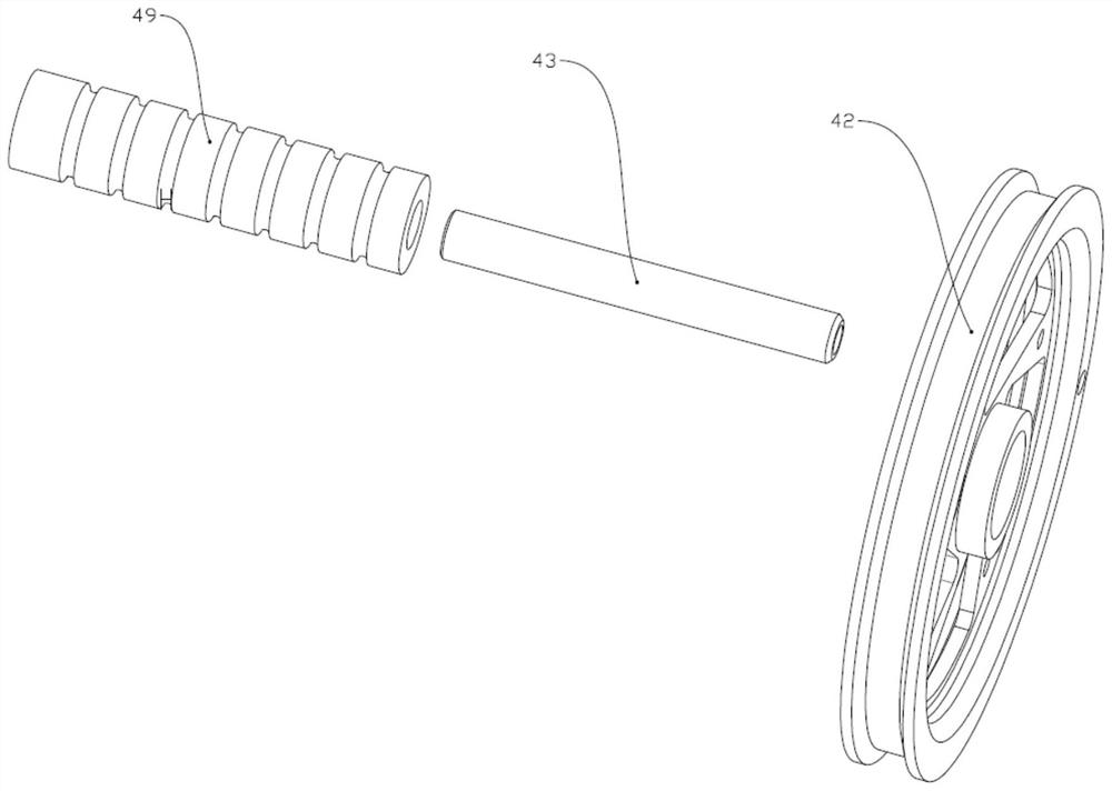 Coaxial left and right brain coordination training toy and manufacturing method thereof