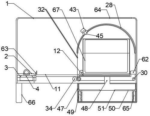 High school physics optical test demonstration device