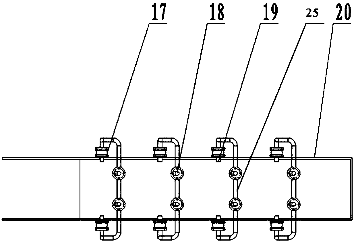 A blocking removal device for preventing and controlling the blockage of an inclined chute and a method of using the same