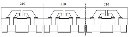 Lead frame for packaging, semiconductor packaging structure and packaging method