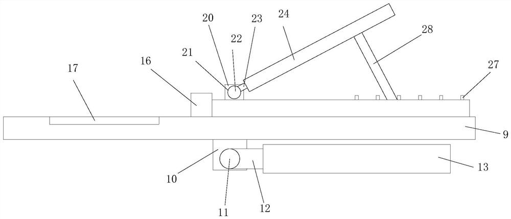 Nursing device for gynecological tumor chemotherapy treatment