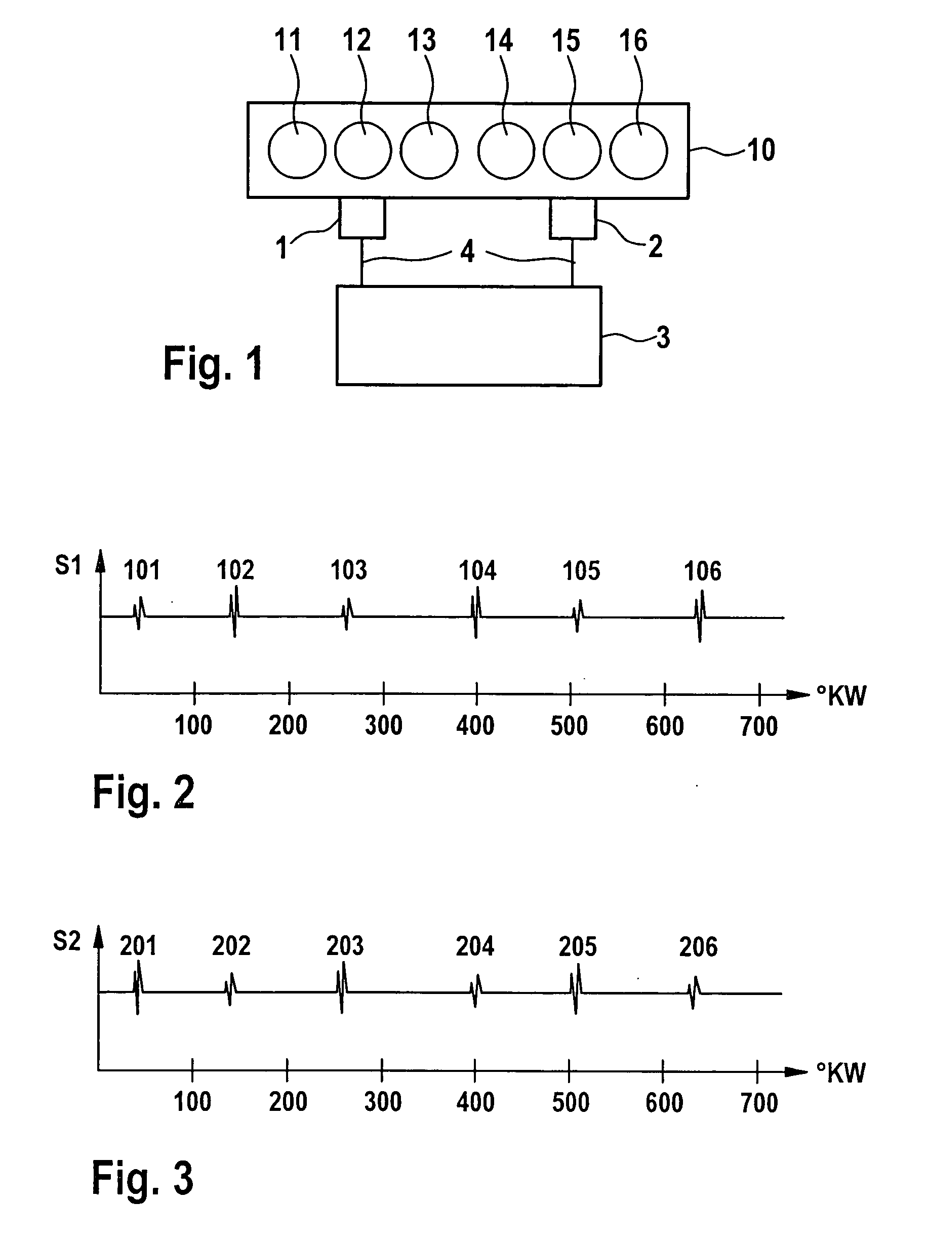 Device and method for assigning knock sensors to cylinders of an internal combustion engine