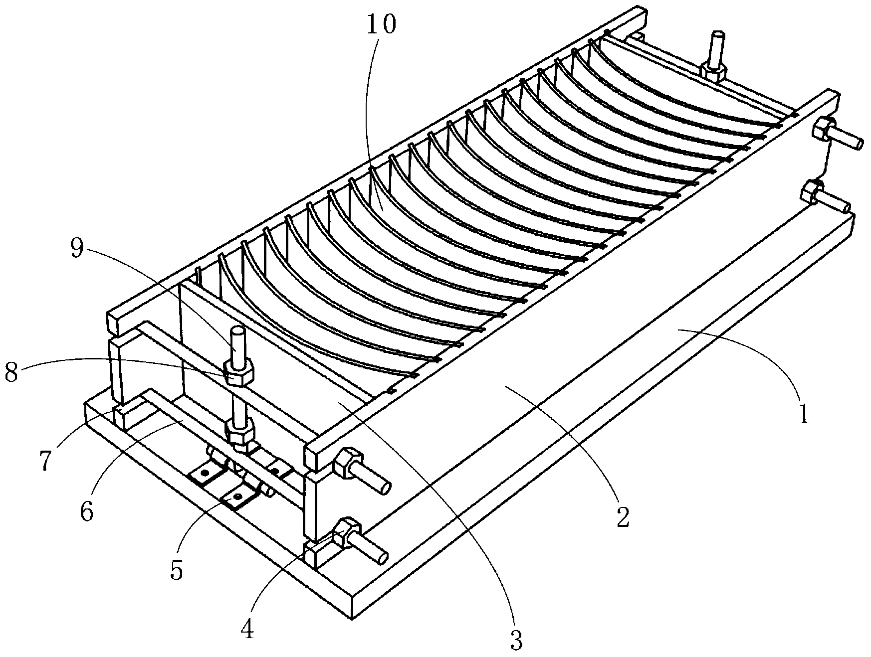 Chinese-style tile production die