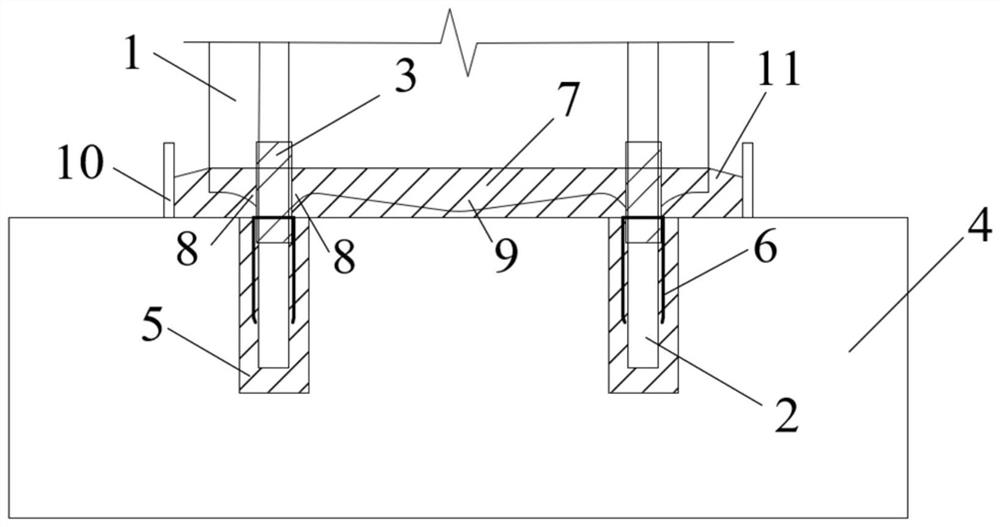 Prefabricated assembled pier and connecting method thereof