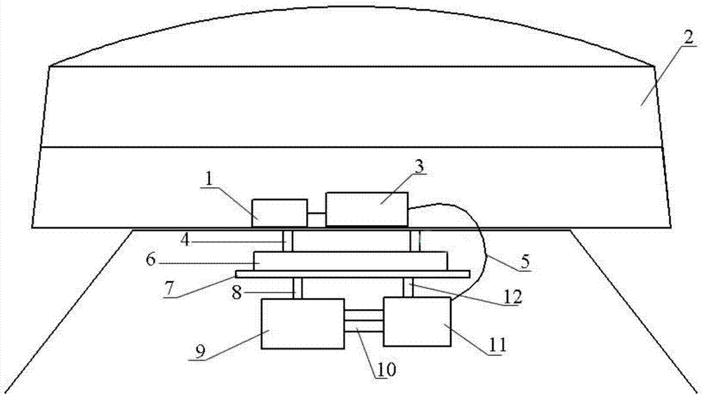 Gas-electric hybrid unmanned plane system and power supplying method thereof