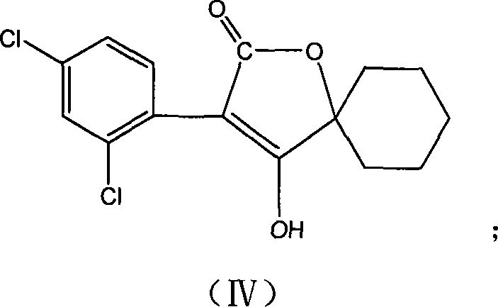 Method for synthesizing spirodiclofen