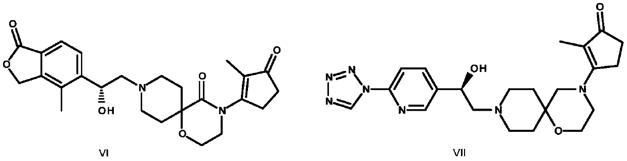 Preparation method of oxazaspiro compound