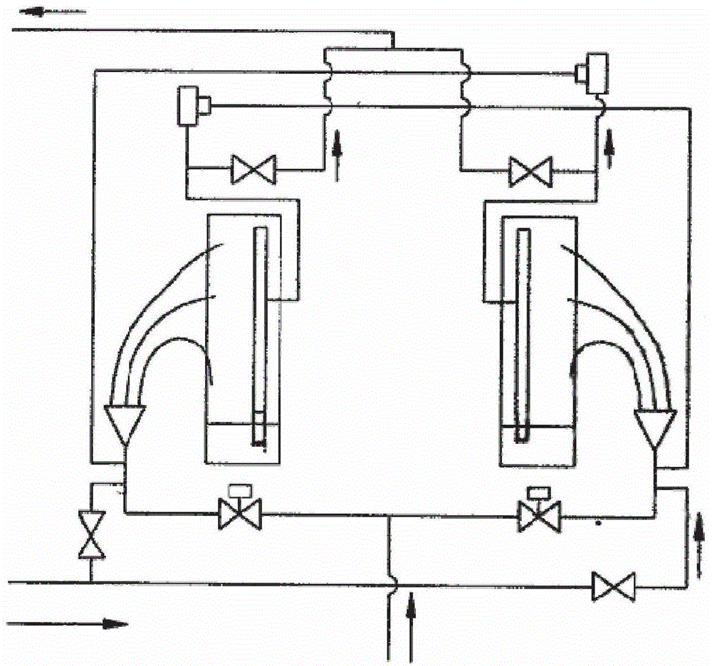 A multi-branch outdoor heat exchanger with synchronous heat exchange