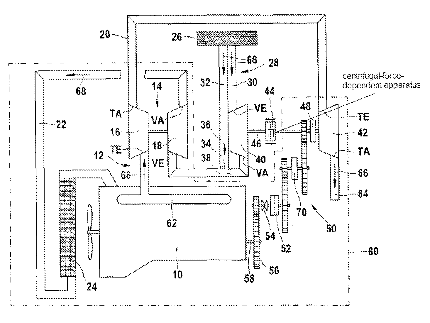 Compound turbocharger system having a connectable compressor