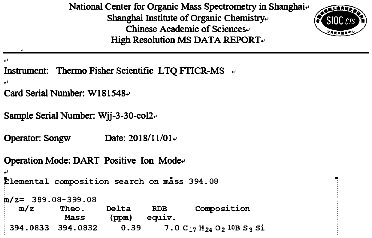 Asymmetric thiophene [7] helicene isomer as well as preparation method and application thereof