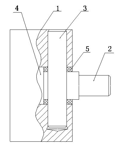 Power distribution cabinet door hinge