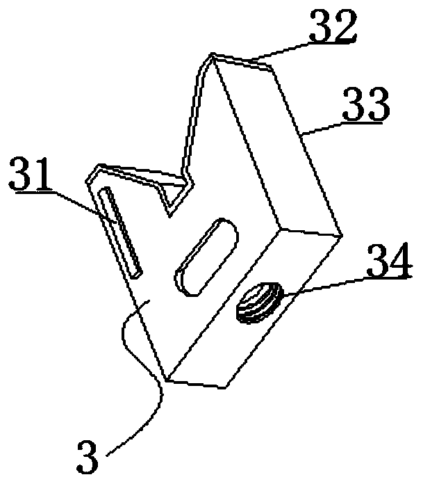 Positioning clamp for precise numerical control lathe