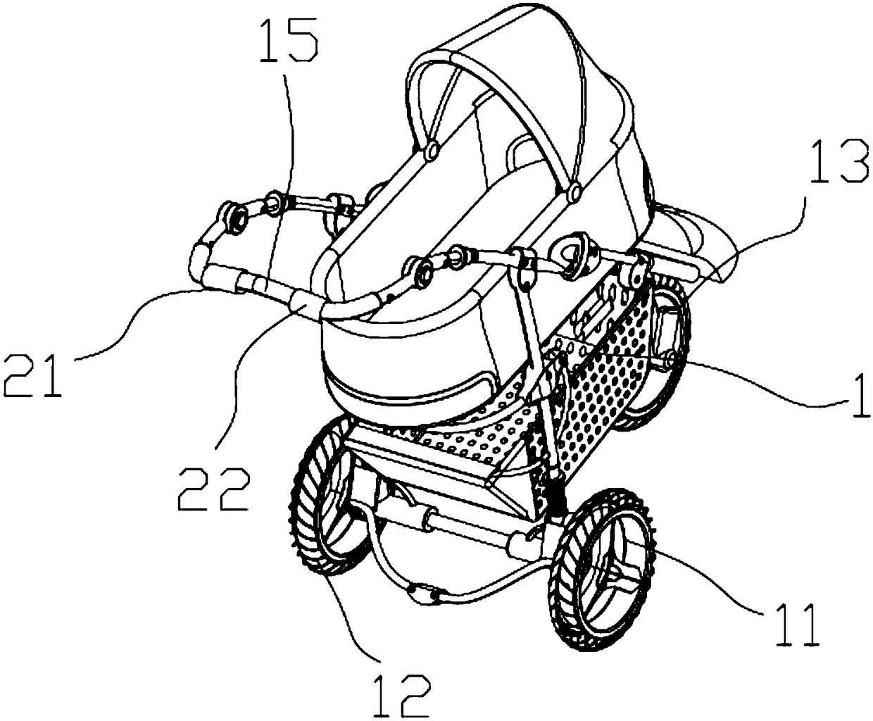 Intelligent baby stroller power assisting device and control method thereof