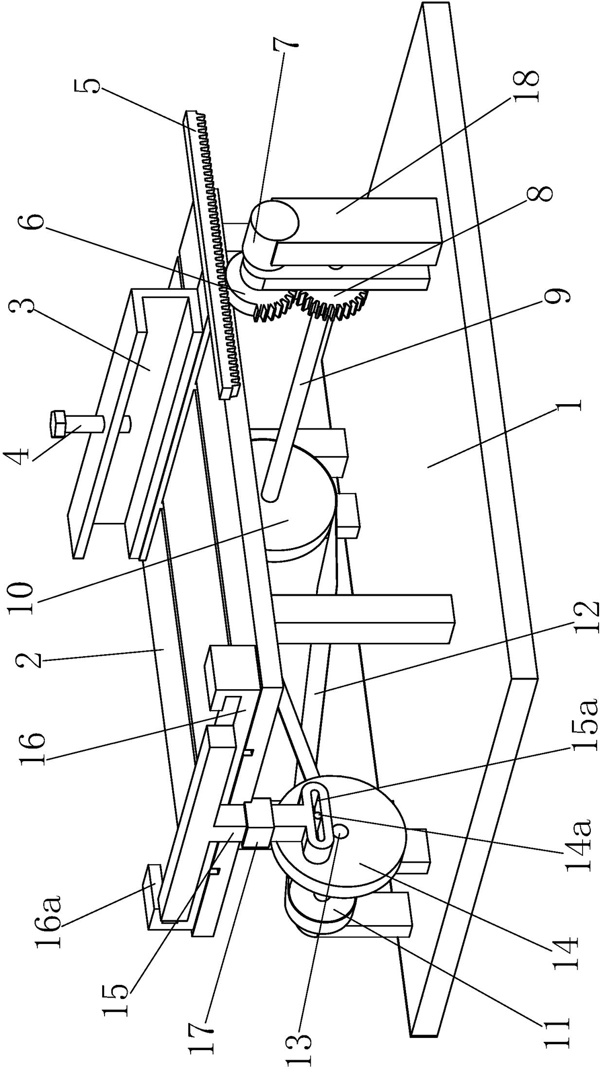 A pipe bending machine for the manufacture of square aluminum pipes