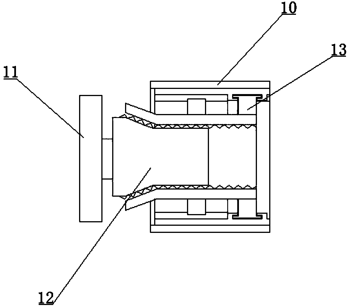 Tea leaf fermentation device with constant temperature and constant humidity