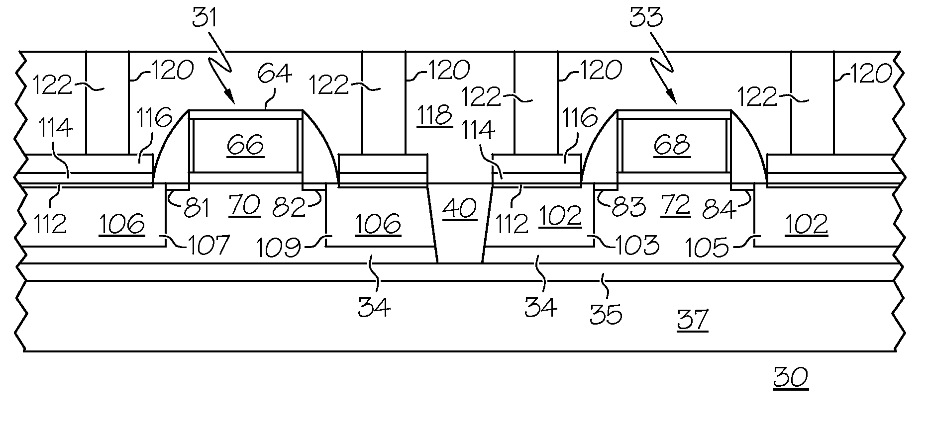 Strain enhanced semiconductor devices and methods for their fabrication