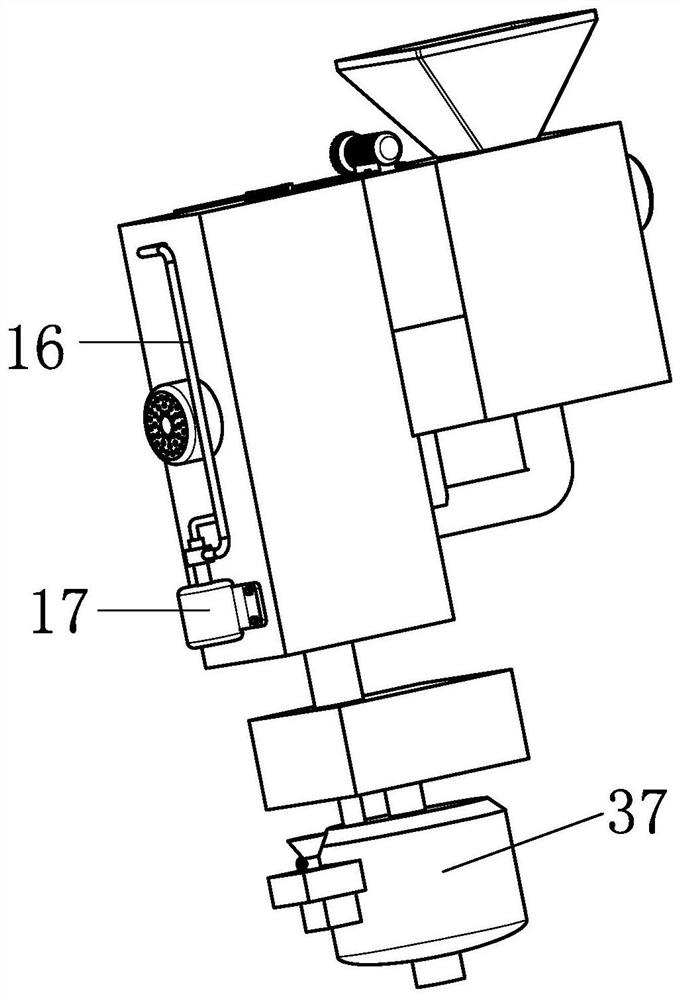 A preparation method of highly water-resistant food packaging paper and its beating and stirring device