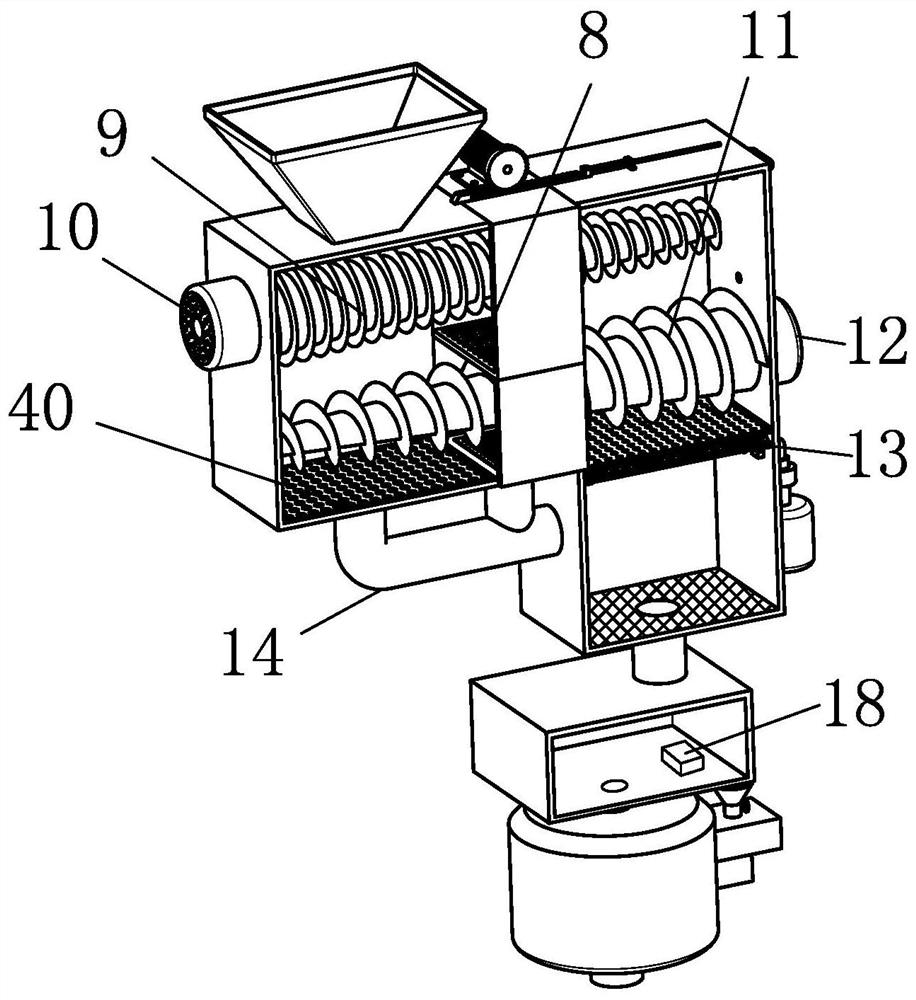 A preparation method of highly water-resistant food packaging paper and its beating and stirring device