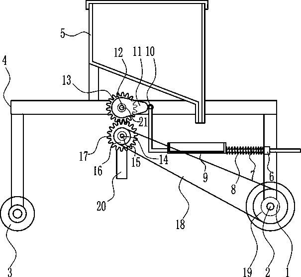 Agricultural vegetable seed high-efficiency seeding device