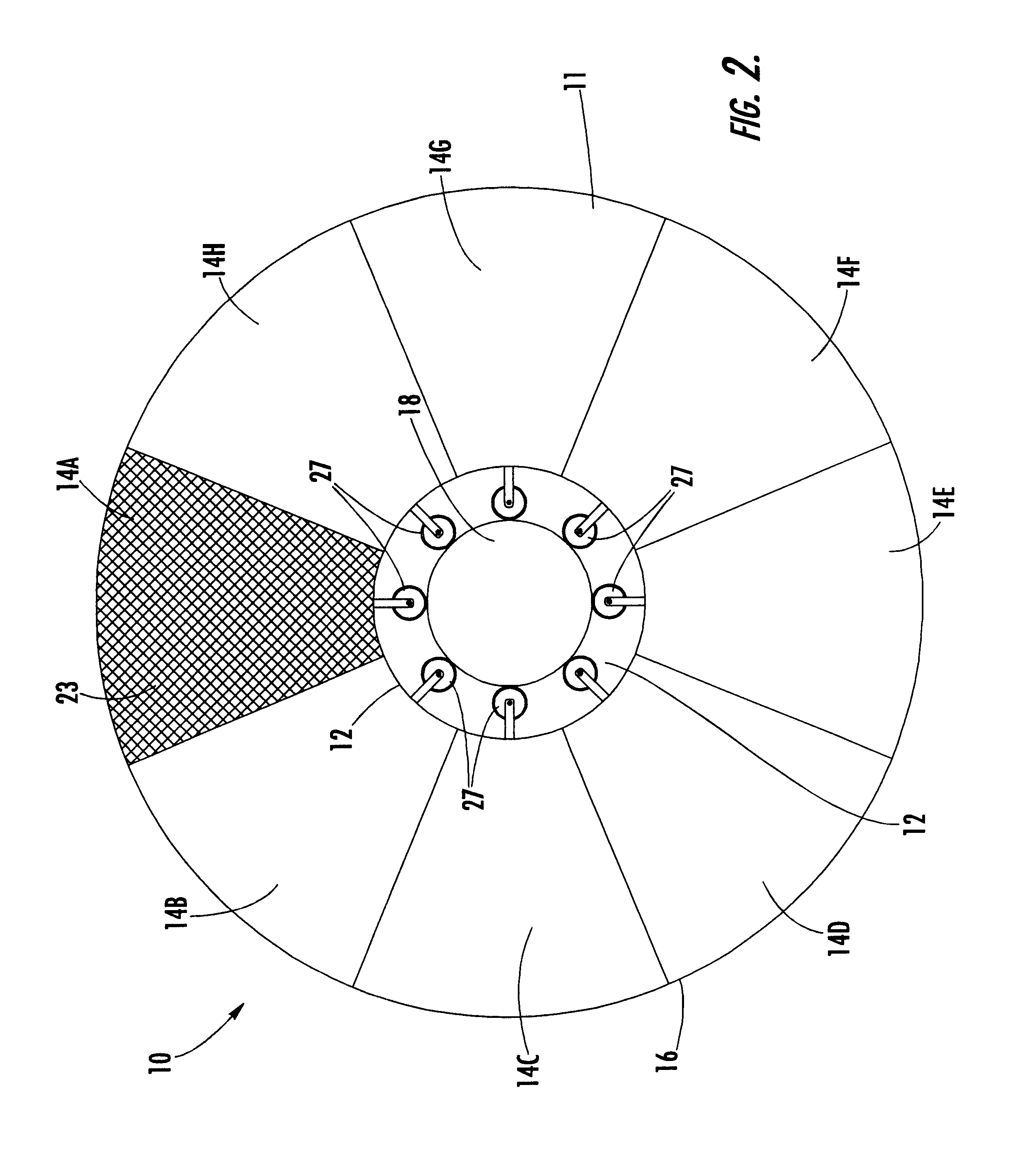 Aircraft storage turntable, hangar assembly and method