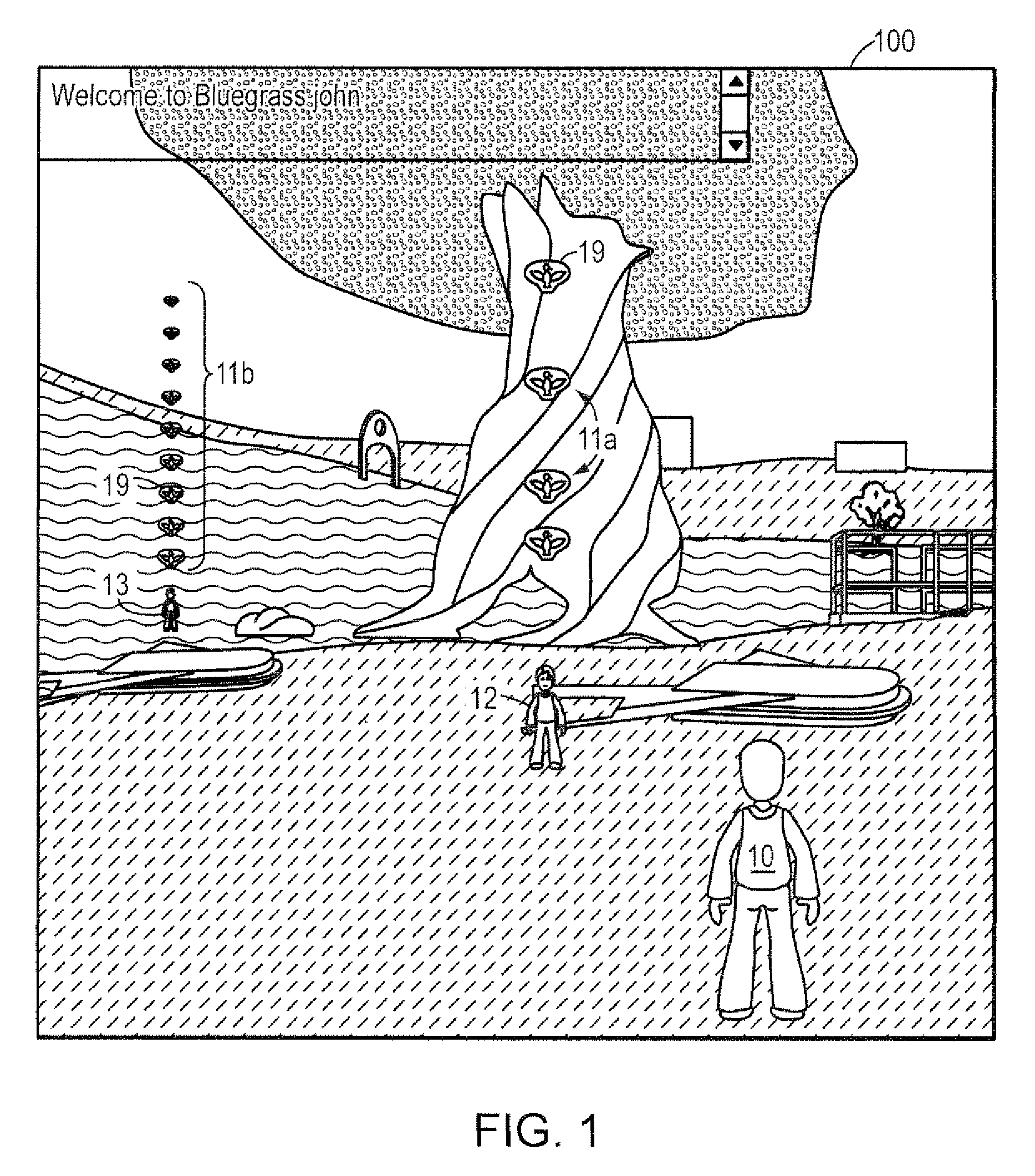 Computer system and method of using presence visualizations of avatars as persistable virtual contact objects