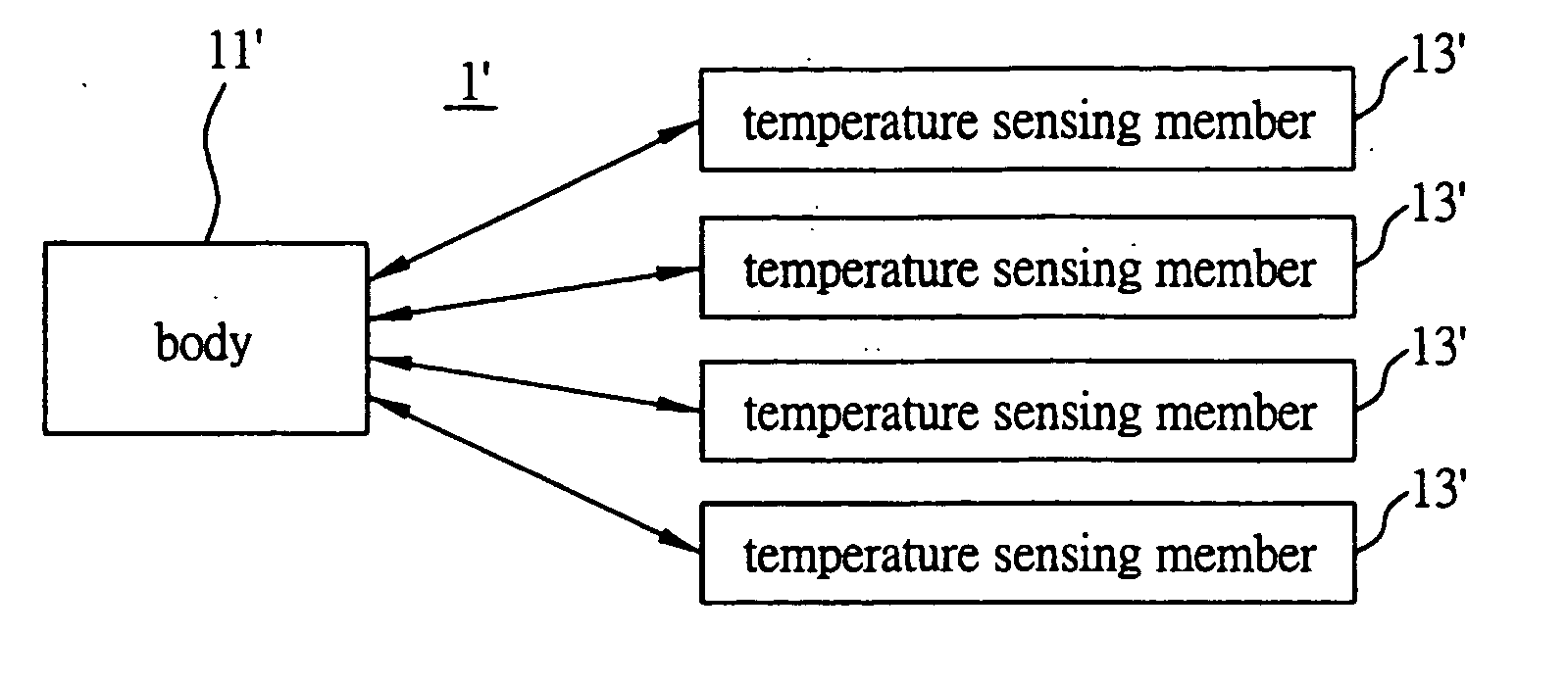 Temperature sensing device