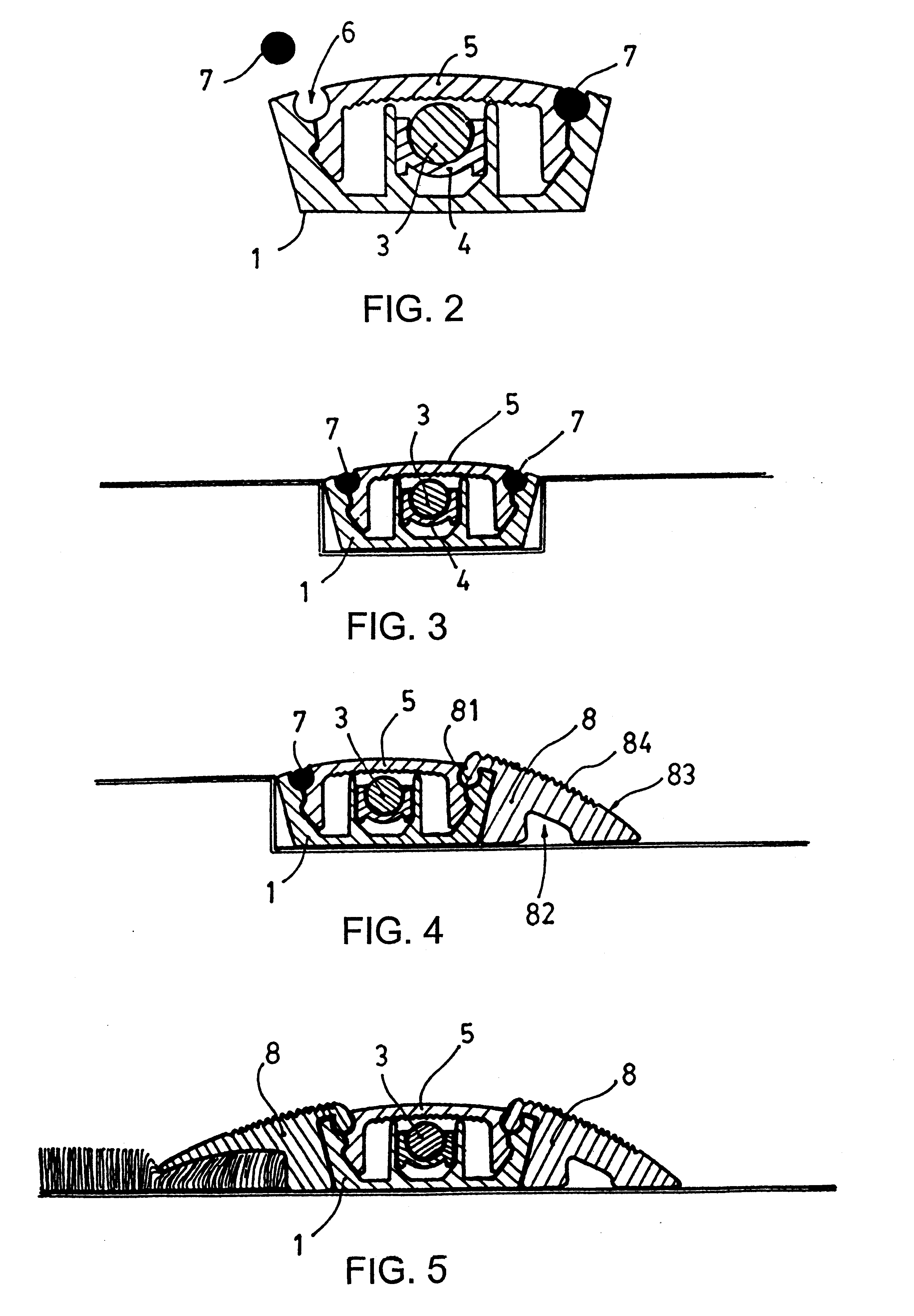 Light signaling device for floors