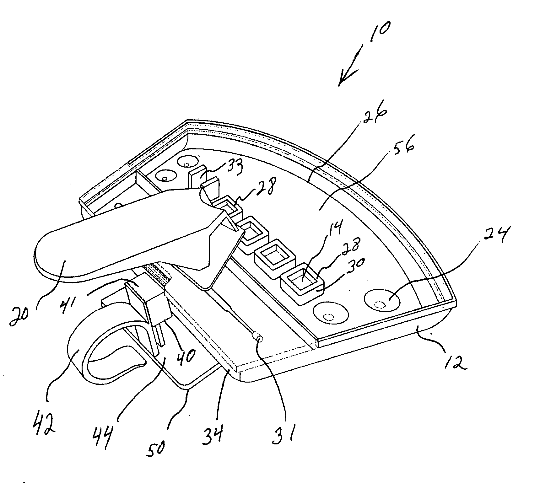 Handheld tray for supplying porcelain to a dentist